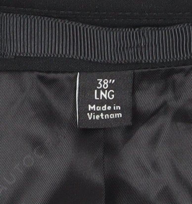 Chaqueta de traje largo Marks and Spencer 38 negra para hombre - Imagen 4 de 12
