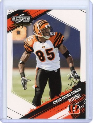 2009 SCORE INSCRIPTIONS CHAD OCHO CINCO #59 CINCINNATI BENGALS