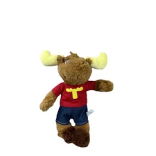 Tommy Moose Plush Purr-fection MJC 13" Tall Vintage 1988 Antler Bright Colors