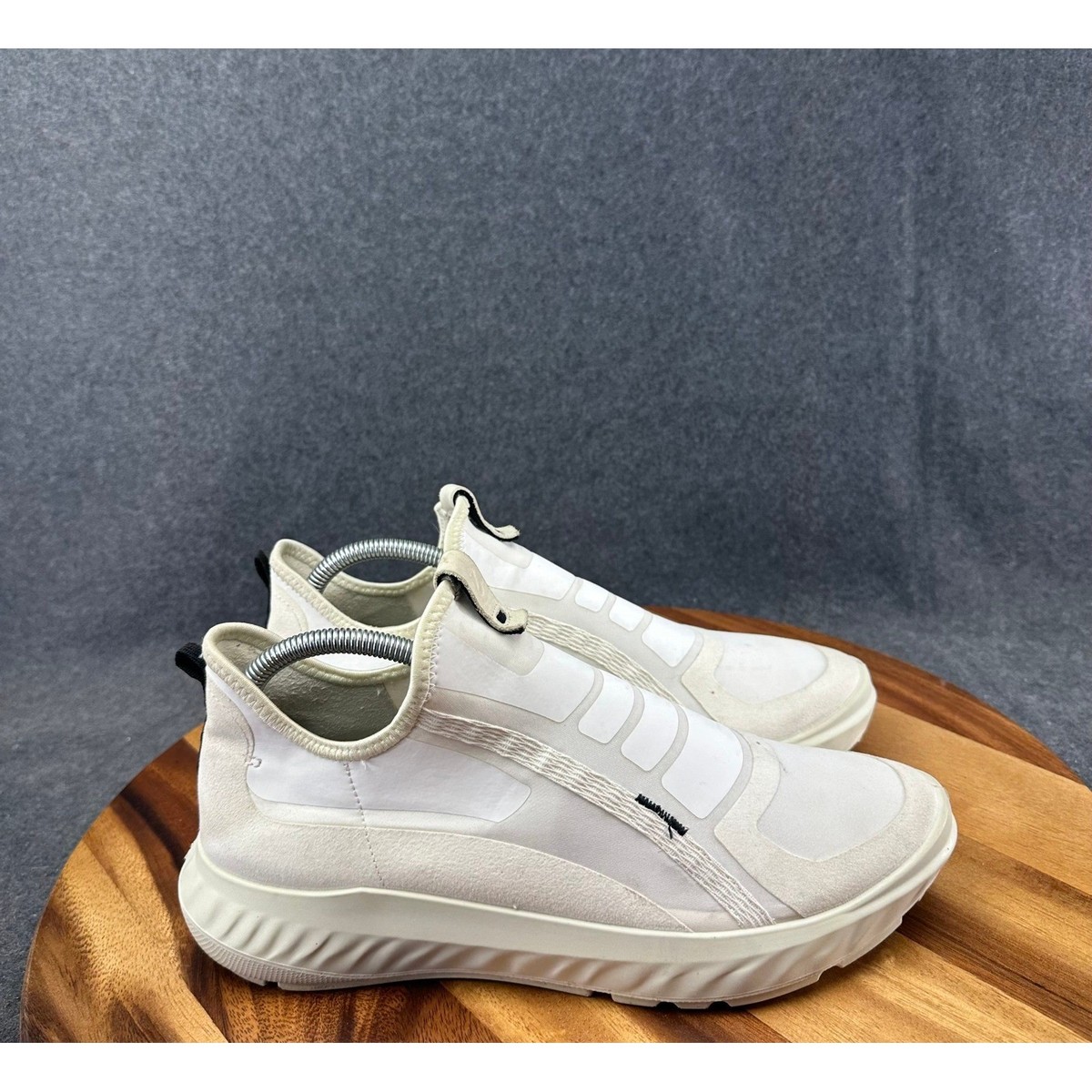 Ecco ATH-1FW Slip On Sneakers White Off-White PHORENE Trainers