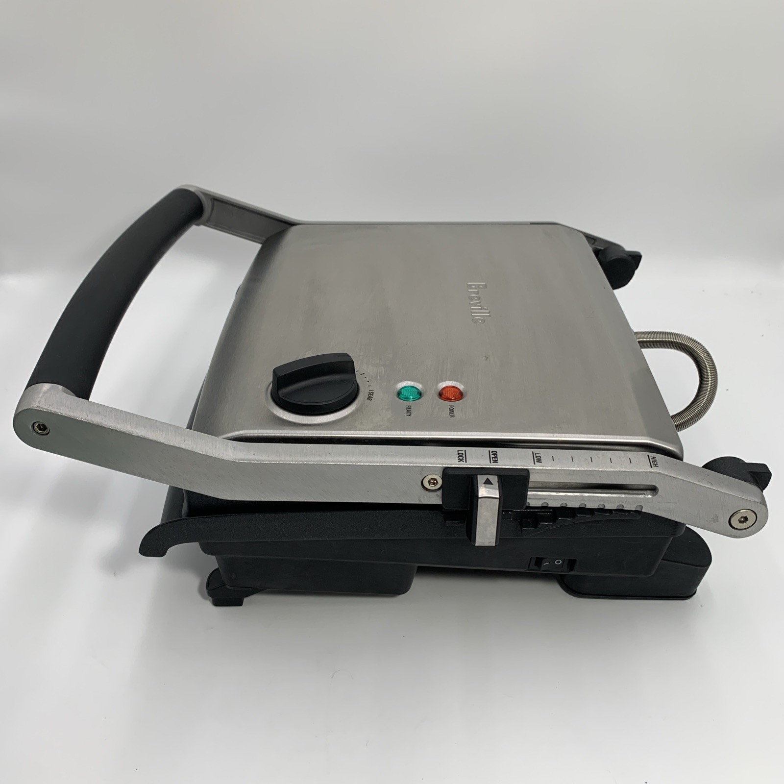 Breville BGR200XL Panini Grill Press Stainless Steel Adjustable Sandwich Maker