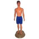 Vintage 1972 Walk Lively Ken Doll With Original Stand #1184 Mattel Barbie