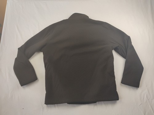 Orvis Classic Collection Mens Large Brown Sherpa Lined Sweater 1/4 Zip - Picture 2 of 8