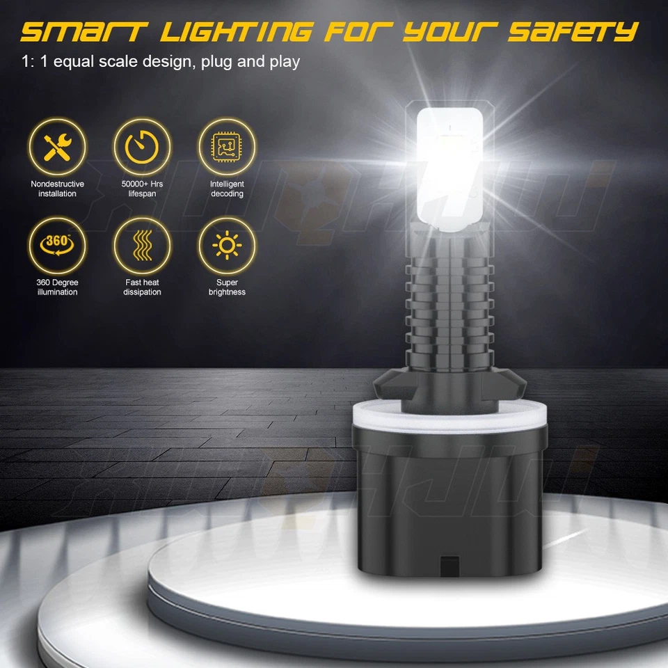 Para Buick Century Regal 1997-2005 6x Faros LED + Combo Bombillas 7000K Foto 3 de 4