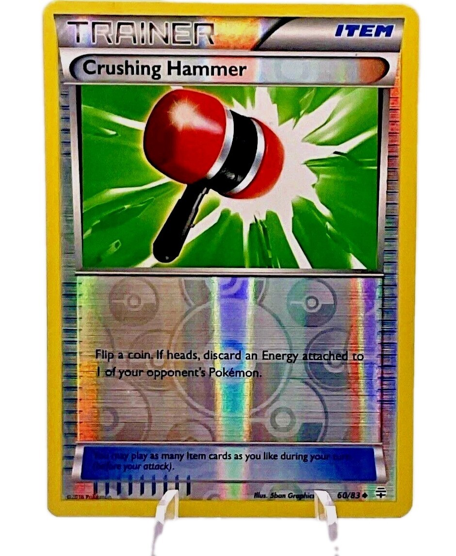 Crushing Hammer 60/83-  XY Generations- Reverse Holo- Trainer Pokemon Card NM