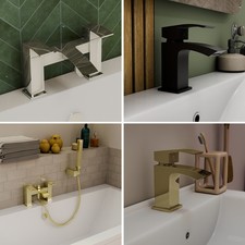 VeeBath Trace Bathroom Mixer Taps for Bath and Basin