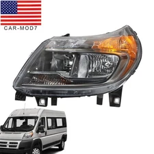 Halogen Headlight For 2014-2022 RAM ProMaster 1500 2500 3500 Left Side W/DRL