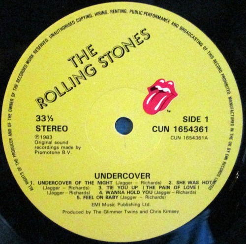 The Rolling Stones - Undercover - gebrauchte Vinyl-Schallplatte - L2508z - Bild 3 von 5