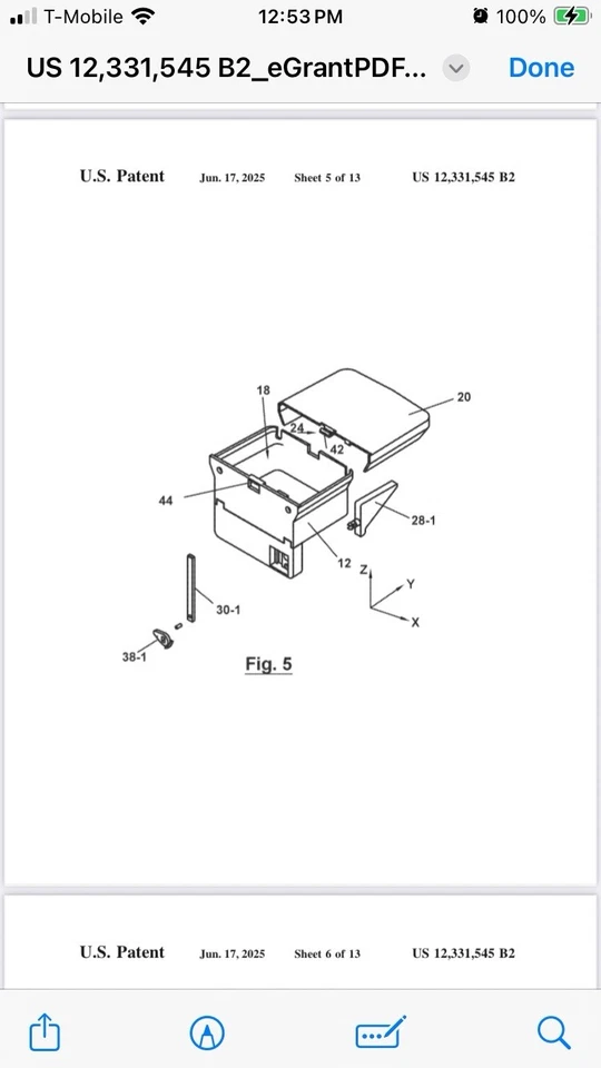 Conjunto de estantería con compartimento oculto y cerradura multietapa.patente us12331545 b2 Foto 3 de 4