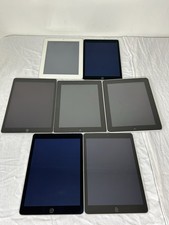Lot of 7 Mixed Apple iPad A1395, A1566, A2197, A1219 Iocked or Bad Sold AS IS