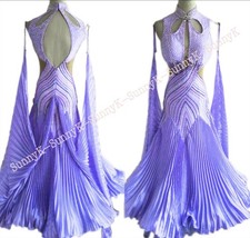 Handmade Dance Dress/Standard Ballroom Competition Dress smooth Waltz Tango