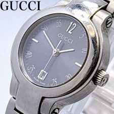453GUCCI Gucci 8900L Date Round Wristwatch From Japan