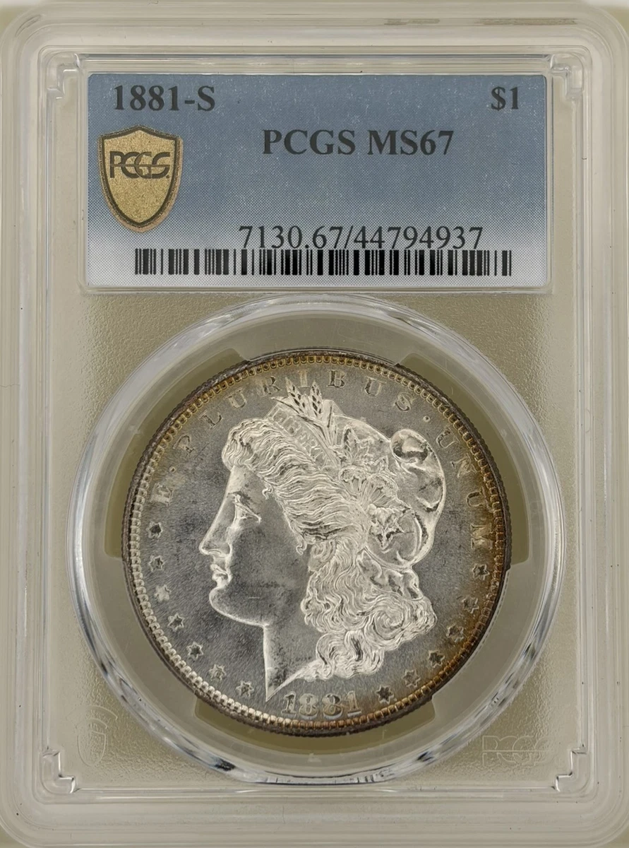 MS 67 Graded 1881 Year Morgan US Dollars (1878-1921) for sale | eBay