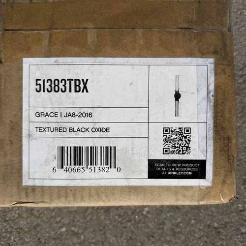 Hinkley 51383TBX Grace Textured Black Oxide Light (New Open Box) - Picture 3 of 9