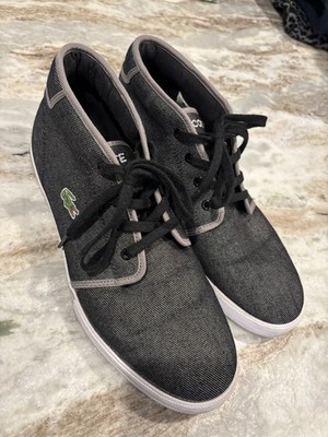 LACOSTE Ampthill TK Dark Size 10 Canvas Sneaker