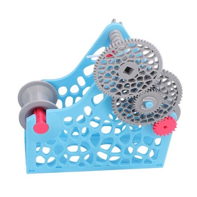 2-Hand Crank Filament Respooler For Efficient 3D Printing