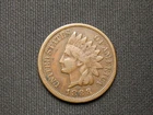 🔥OLD COIN SALE VF+ 1888 INDIAN HEAD CENT PENNY PARTIAL LIBERTY 🔥LOT 1.10