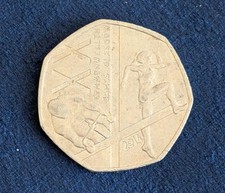 Fifty Pence Coin - 2014 Glasgow Commonwealth Games 50p Coin