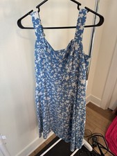 WOMENS DRESS 52Seven size 14 blue & white floral