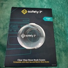 Safety 1st Clear View Child Proof Stove Knob Covers 5 Pack New NIB 484090920