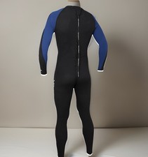 Lemorecn Full Body Wetsuit Mens 2X Black/Blue 3:2 mm Diving Surfing Neopreneu