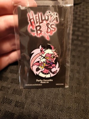 Helluva Boss Apology Tour Party Verosika Mayday Enamel Pin Vivziepop