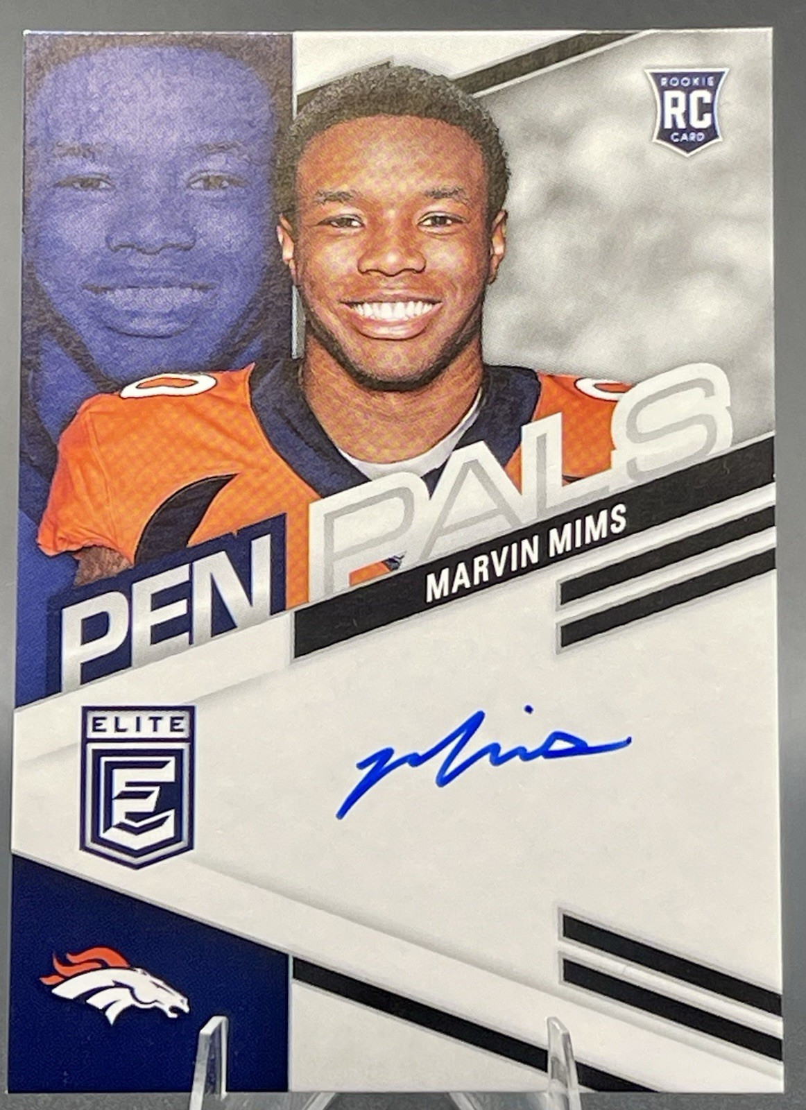 Marvin Mims 2023 Donruss Elite #PPMMI Pen Pals Auto