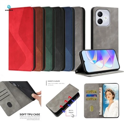 Hülle für Honor 600 500 400 300 X8D X8C X6B Magnet Flip Wallet Case Handyhülle - Bild 1 von 4