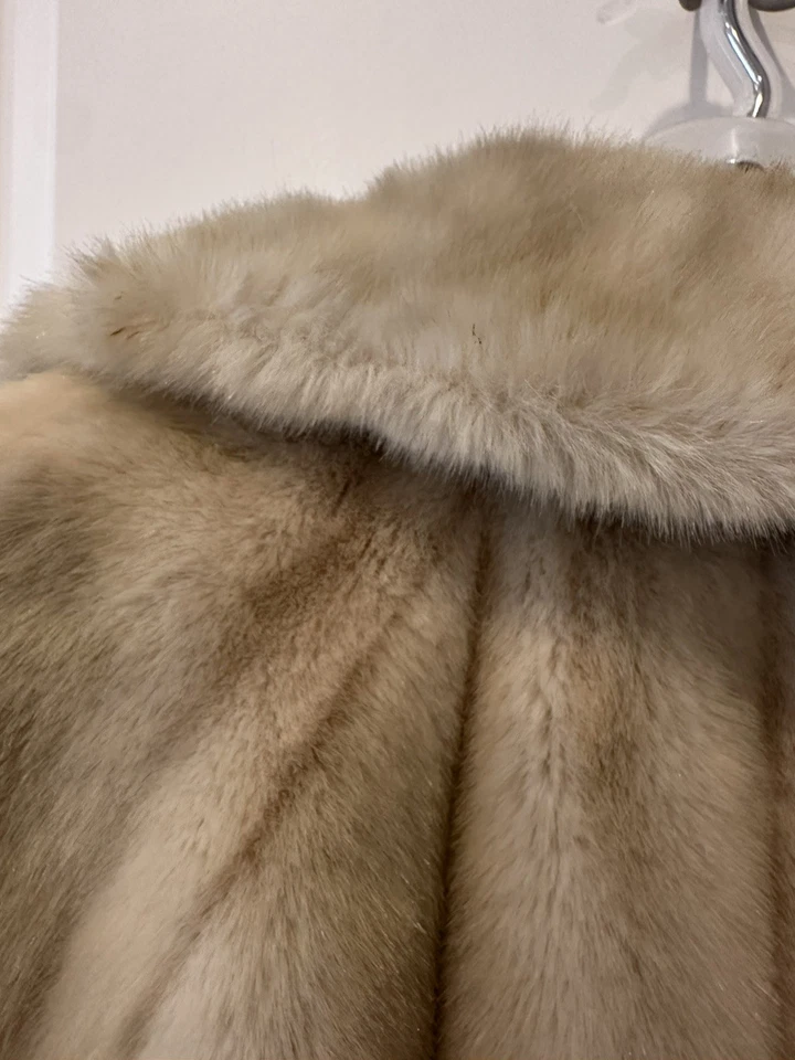 Abrigo largo de invierno vintage Tissavel largo marrón oscuro de piel sintética  Foto 3 de 4