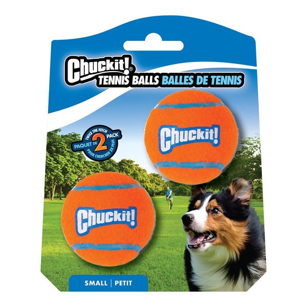 Tennisball Set Chuckit 07101 Small 2Er FüR Ballwerfer, Spielzeug FüR Hunde-image