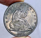 1875 Seated Liberty Half Dollar Silver High Grade -   97519