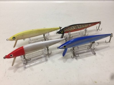 HEDDON Heddon HEDD HUNTER MINNOW 4-piece set Old HHM55 KJ1T7