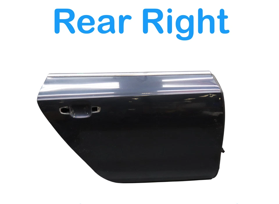 12-18 Audi A7 Quattro S7 Trasero Derecho Pasajero Exterior Puerta Carcasa Panel Fabricante Original Foto 2 de 4