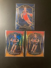 2020-21 Panini Select Aleksej Pokusevski Red White Orange Shimmer Rookie RC #176