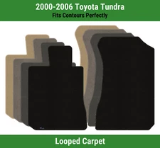 Lloyd Classic Loop Front Row Carpet Mats for 2000-2006 Toyota Tundra 