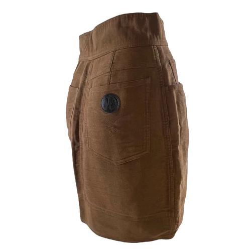 MOSCHINO JEANS Vintage 90s Brown Classic Simple Mini Pencil Skirt IT 40 S M