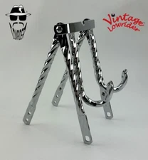 VINTAGE LOWRIDER SINGLE SQUARE TWISTED CHROME CONTINENTAL KIT 12" BICYCLES.