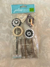 Jolee's Boutique Embellishments Wedding Silhouette Sticks New