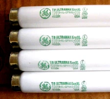 4 GE F28T8/XL/SPX41 UltraMax T8 ECO 28 Watt 4ft Fluorescent Tube Light Bulb Lamp