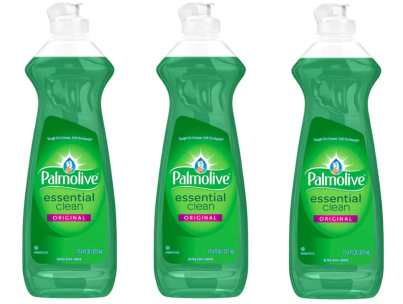 3x Pack Palmolive Dishwashing Liquid Essential Original Scent 12.6 oz