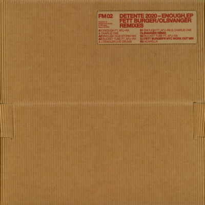 Detente 2020 - Enough EP (Vinyl 12'' - 2021 - EU - Original)