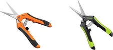 2-Pack 6.5 Inch Gardening Scissors Hand Pruner Pruning Shear and 2-Pack Gardenin