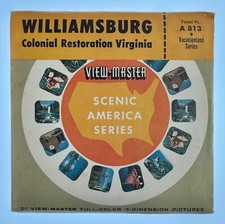View Master Packet A 813 Williamsburg VA SU Complete, Numbers Matching