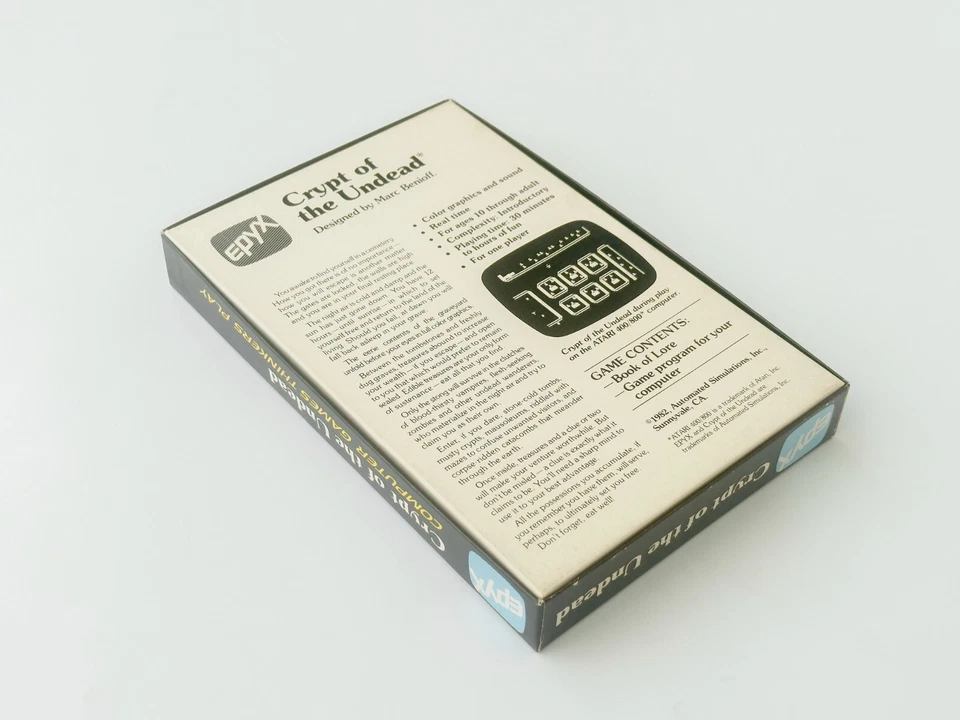 Crypt of the Undead - Epyx/Automated Simulations - 1982 / Atari 400/800 - Image 2 of 4