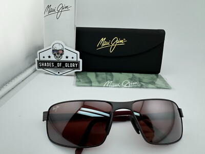 MAUI JIM CASTAWAY MJ 187-02C GUNMETAL WITH MAUI ROSE POLARIZED