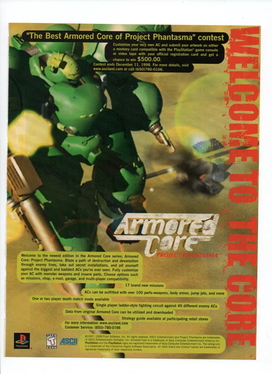 Armored Core: Project Phantasma - PlayStation, PlayStation