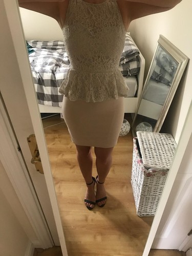 cream dress size 8