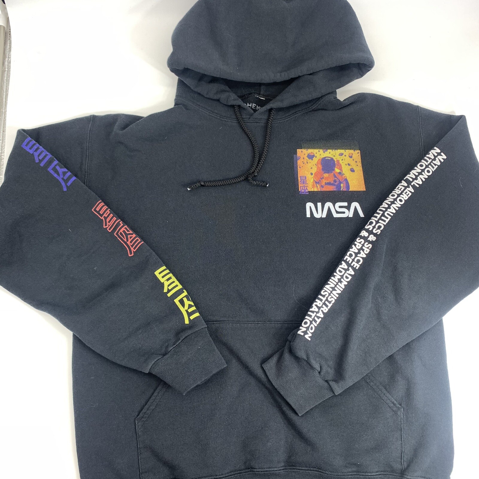 NASA Chemistry Hoodie Mens Size M Medium Black Spaceman | eBay