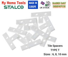6/8/10mm TYPE T,  Tile Spacers, Grouting, Floor, Wall, Plastic, Crosses, Stalco