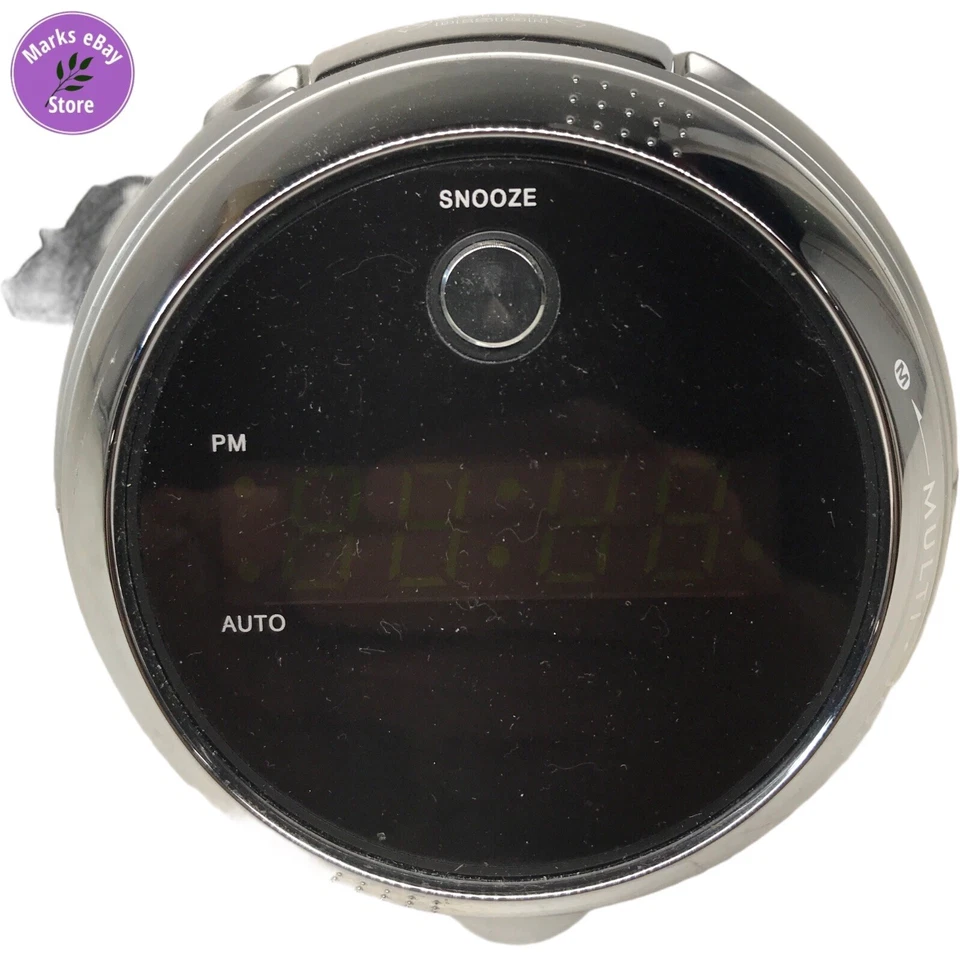 Jensen JCR-222 AM/FM 120° Projection Digital Alarm Clock Radio Tested Works - Image 4 of 4